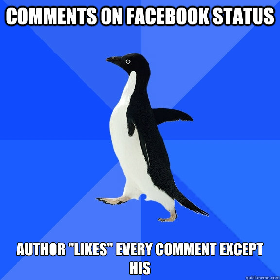 comments on facebook status author 