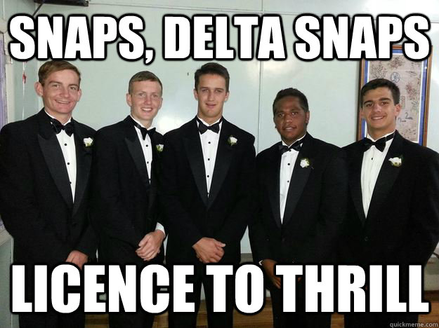 Snaps, Delta Snaps Licence to thrill  