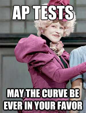 AP Tests May the curve be ever in your favor  
