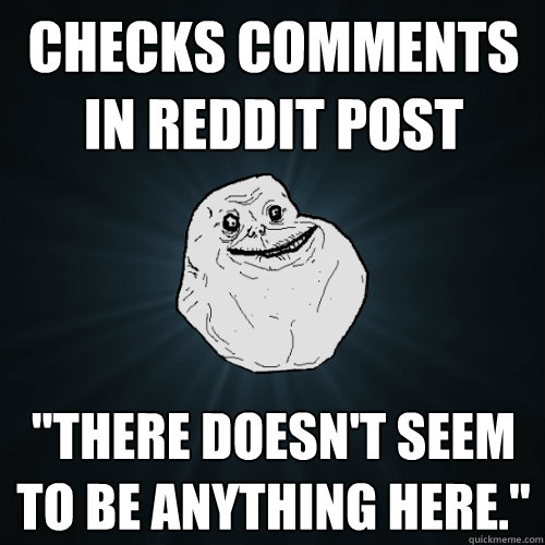 Checks comments in reddit post 