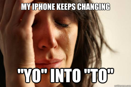 my iphone keeps changing 