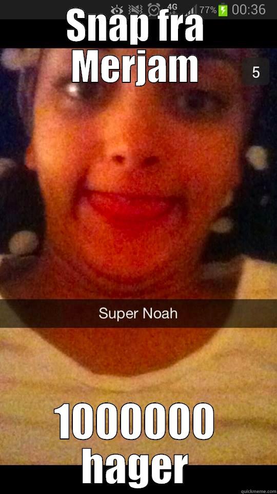 SNAP FRA MERJAM 1000000 HAGER Misc