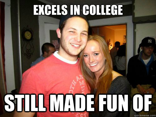 Excels in college still made fun of - Excels in college still made fun of  Freshman Couple