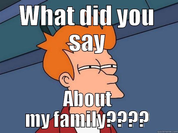 WHAT DID YOU SAY ABOUT MY FAMILY???? Futurama Fry
