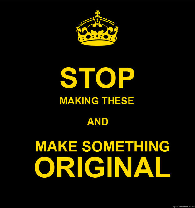    Keep calm