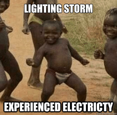 Lighting Storm  Experienced Electricty  