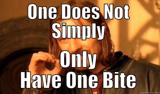 ONE DOES NOT SIMPLY ONLY HAVE ONE BITE Boromir