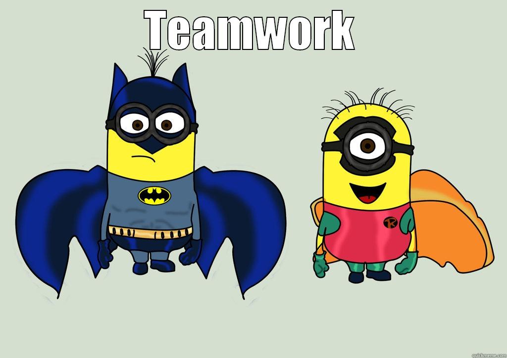 minion Batman and Robin - TEAMWORK  Misc