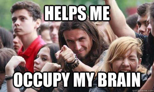 Helps me Occupy my brain  Ridiculously Photogenic Metal Fan
