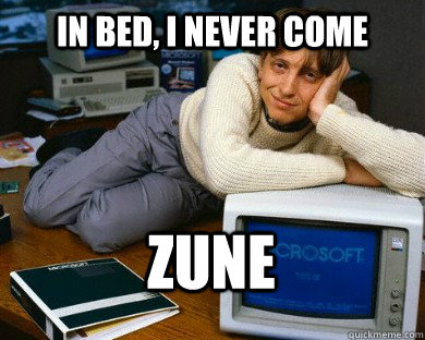 in bed, i never come zune - in bed, i never come zune  Dreamy Bill Gates in Bed