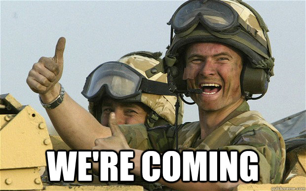  We're coming -  We're coming  Misc