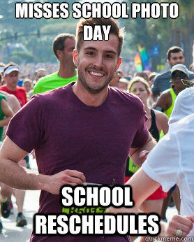 Misses school photo day school reschedules - Misses school photo day school reschedules  Ridiculously photogenic guy