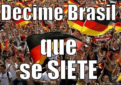 DECIME BRASIL  QUE SE SIETE Misc