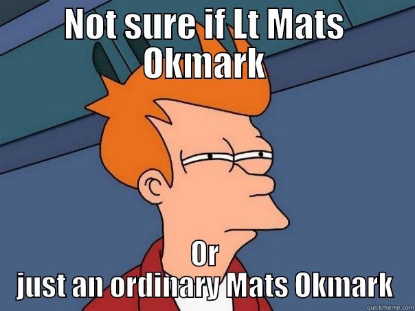 NOT SURE IF LT MATS OKMARK OR JUST AN ORDINARY MATS OKMARK Futurama Fry