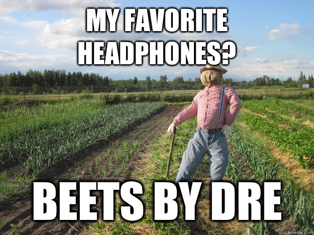 My favorite headphones? Beets by dre  Scarecrow