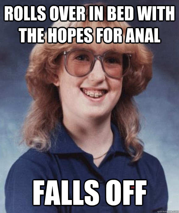 ROlls over in bed with the hopes for anal falls off - ROlls over in bed with the hopes for anal falls off  Misc