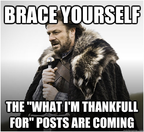 Brace yourself The 