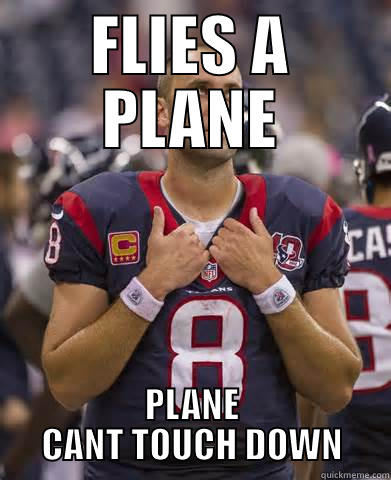 FLIES A PLANE PLANE CANT TOUCH DOWN Misc