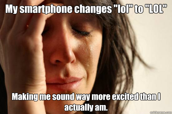 My smartphone changes 