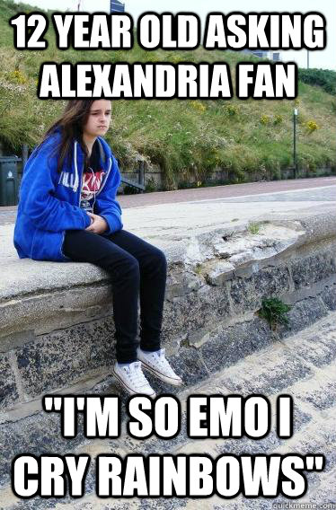 12 year old Asking Alexandria fan 