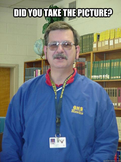 Did you take the picture? - Did you take the picture?  DePaulo