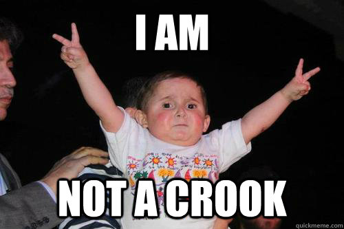 I am Not a crook  