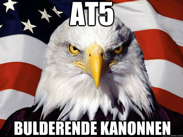 AT5 Bulderende kanonnen - AT5 Bulderende kanonnen  Patriotic Eagle