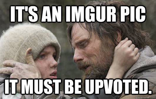 It's an imgur pic it must be upvoted. - It's an imgur pic it must be upvoted.  Viggo Explains Reddit