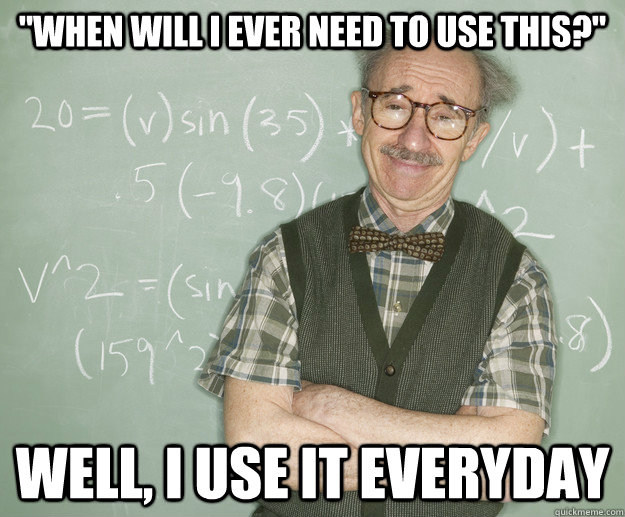 concentrate! and i don't mean the orange juice type Bad Joke Teacher quickmeme