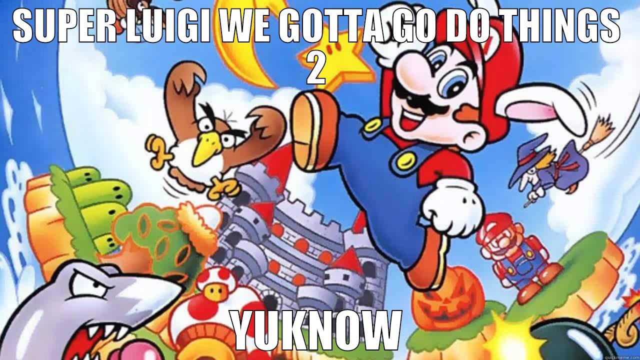SUPER LUIGI WE GOTTA GO DO THINGS 2 YUKNOW Misc