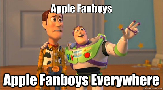 Apple Fanboys Apple Fanboys Everywhere - Apple Fanboys Apple Fanboys Everywhere  lambdas everywhere
