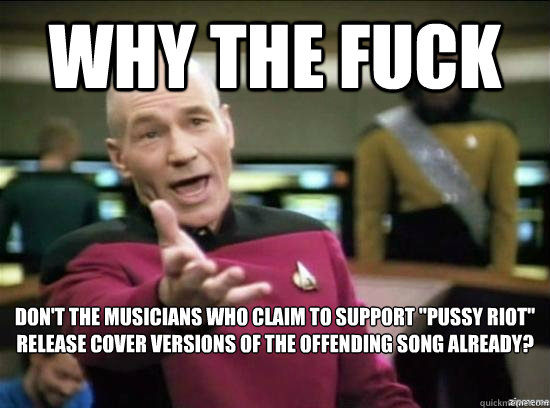 Why the fuck DON'T THE MUSICIANS WHO CLAIM TO SUPPORT 
