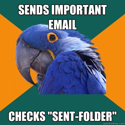 Sends important EMail Checks 