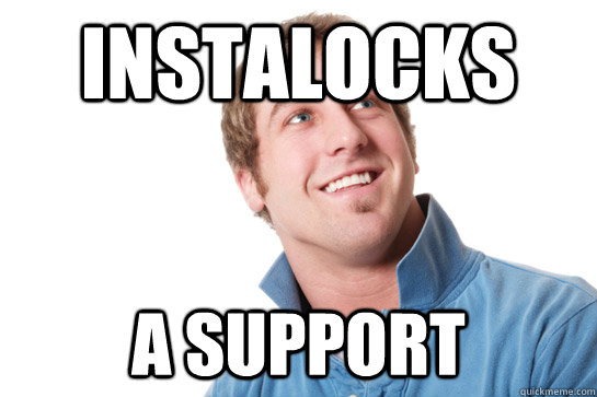 Instalocks a support  