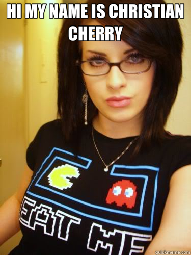 HI MY NAME IS CHRISTIAN CHERRY   Cool Chick Carol