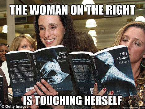 The woman on the right is touching herself  Perverted White Woman