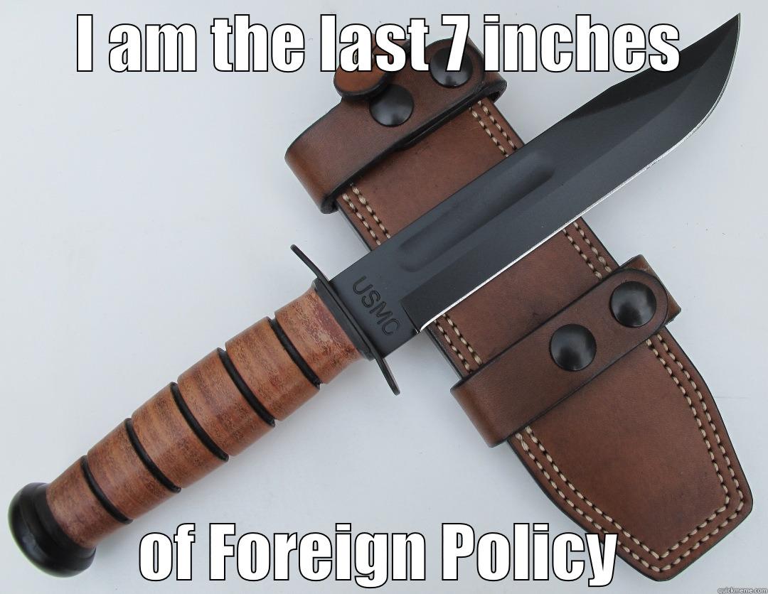 I AM THE LAST 7 INCHES OF FOREIGN POLICY Misc