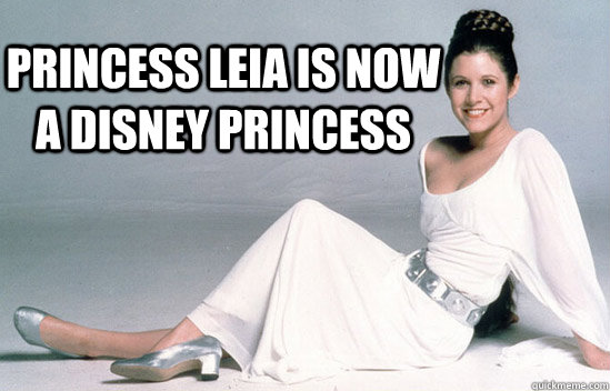 Princess leia is now a disney princess  Disney Princess Leia