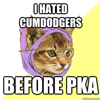 I HATEd cumdodgers  before PKA  Hipster Kitty