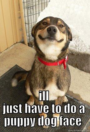  ILL JUST HAVE TO DO A PUPPY DOG FACE  Good Dog Greg