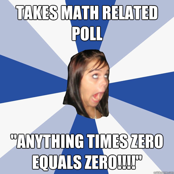 Takes math related poll 