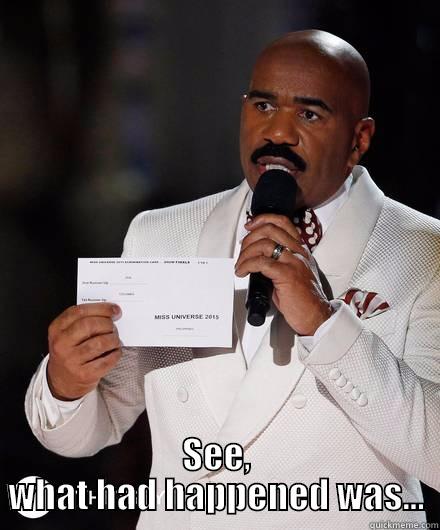  SEE, WHAT HAD HAPPENED WAS... Misc