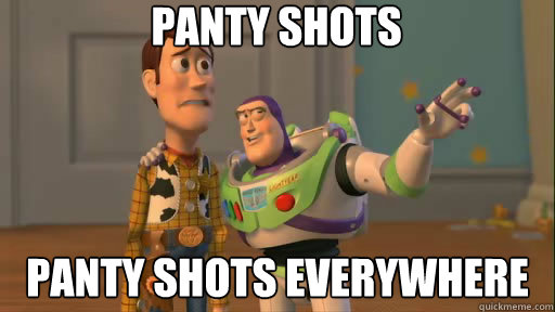 PANTY SHOTS PANTY SHOTS EVERYWHERE  Everywhere