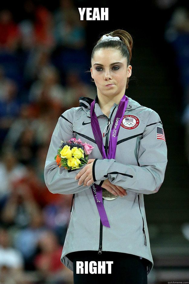 yeah right  Unimpressed McKayla