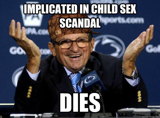 Implicated in Child Sex Scandal DIES  