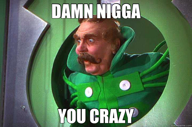 DAMN NIGGA YOU CRAZY  