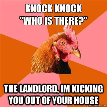 Knock knock
