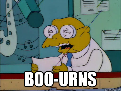  BOO-URNS  