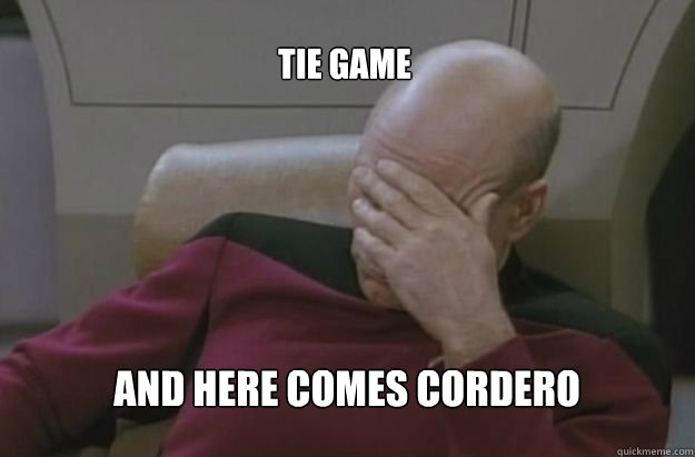 Tie Game And here comes Cordero - Tie Game And here comes Cordero  Picard hates tebow