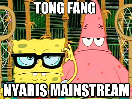 tong fang nyaris mainstream  